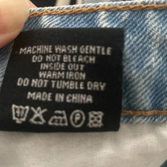 Nasty gal denim Jean shorts size 6 - Picture 7 of 9